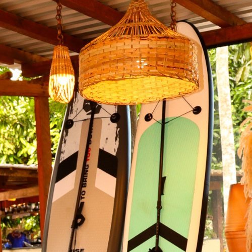 Pranchas de stand up paddle para uso dos hóspedes